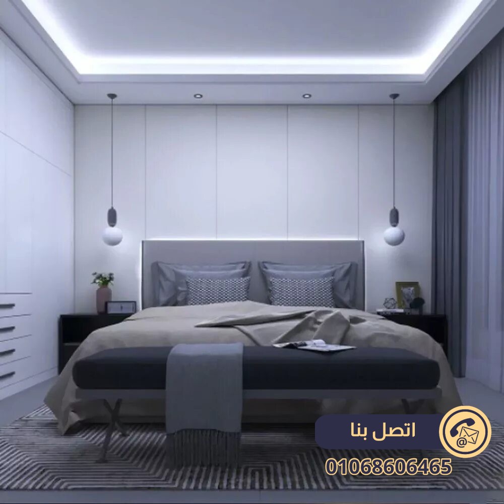 أشكال جبسون بورد لغرف النوم كلاسيكية 