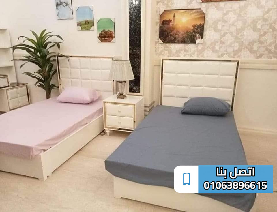 غرف نوم اطفال بسريرين منفصلين للمساحات الصغيرة