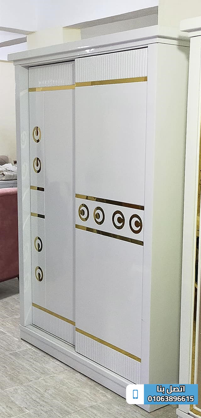 غرف نوم اطفال بسريرين ودولاب وتسريحه