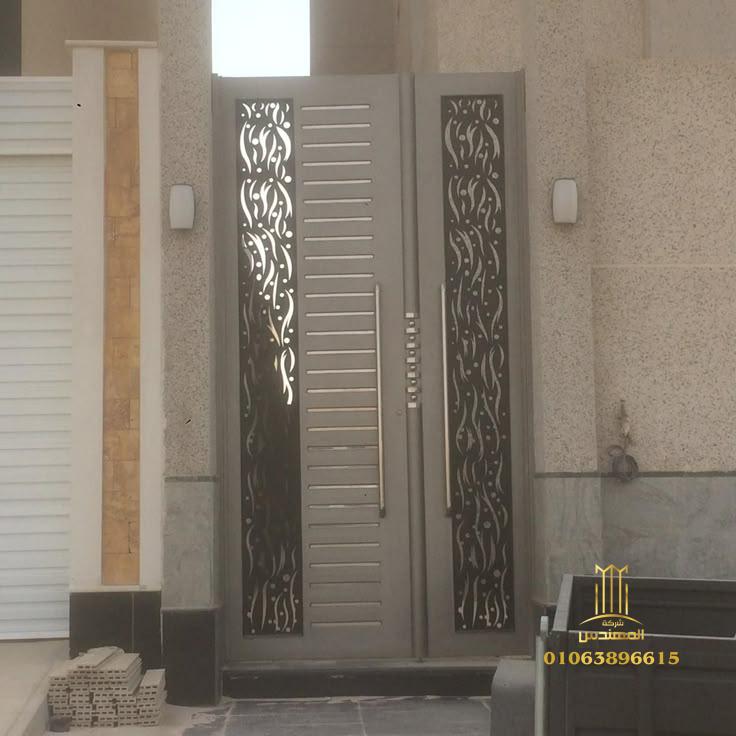 أشكال أبواب حديد فخمة للمداخل الرئيسية
